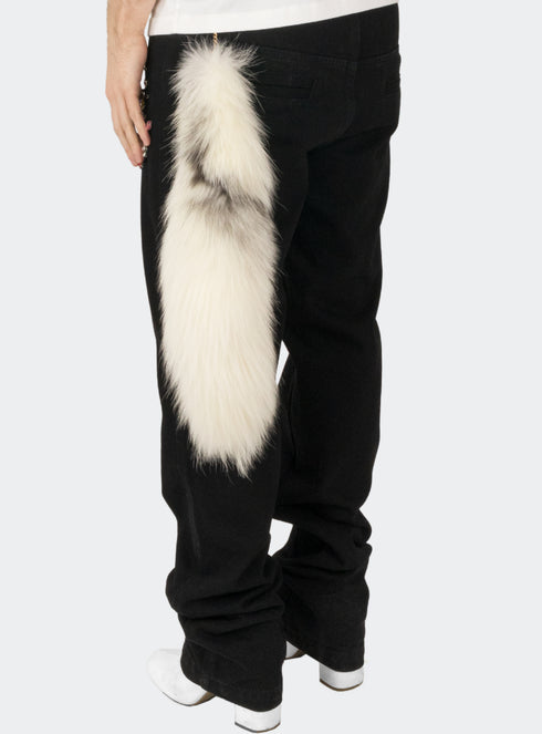 White Fox Tail Keychain - M123006HYB